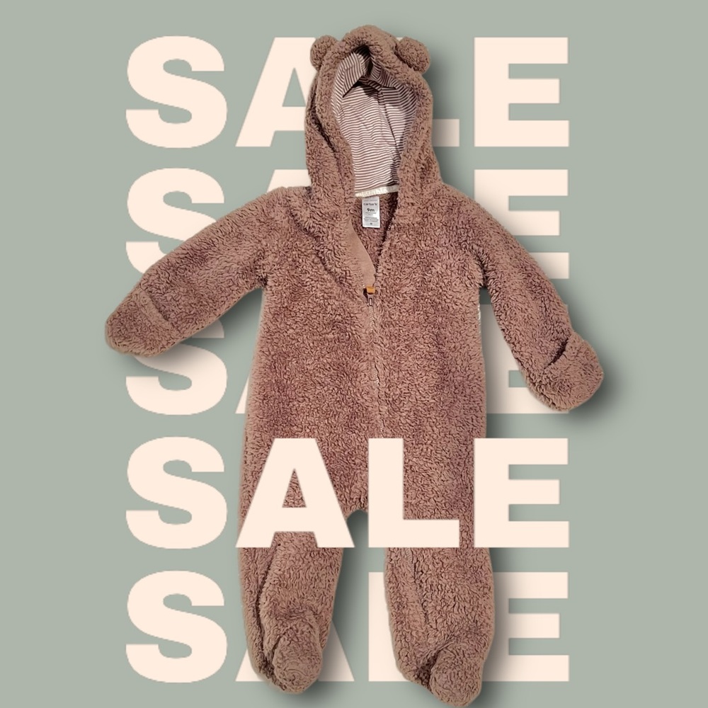 Tan Baby Sherpa Pram by Carter’s